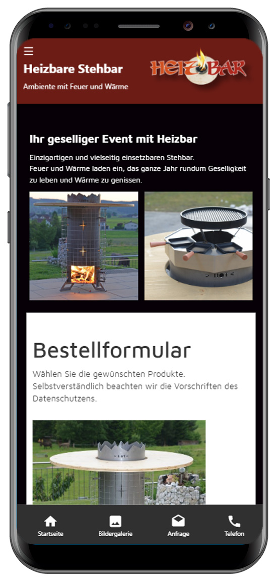 App - PWA Referenz Heizbar