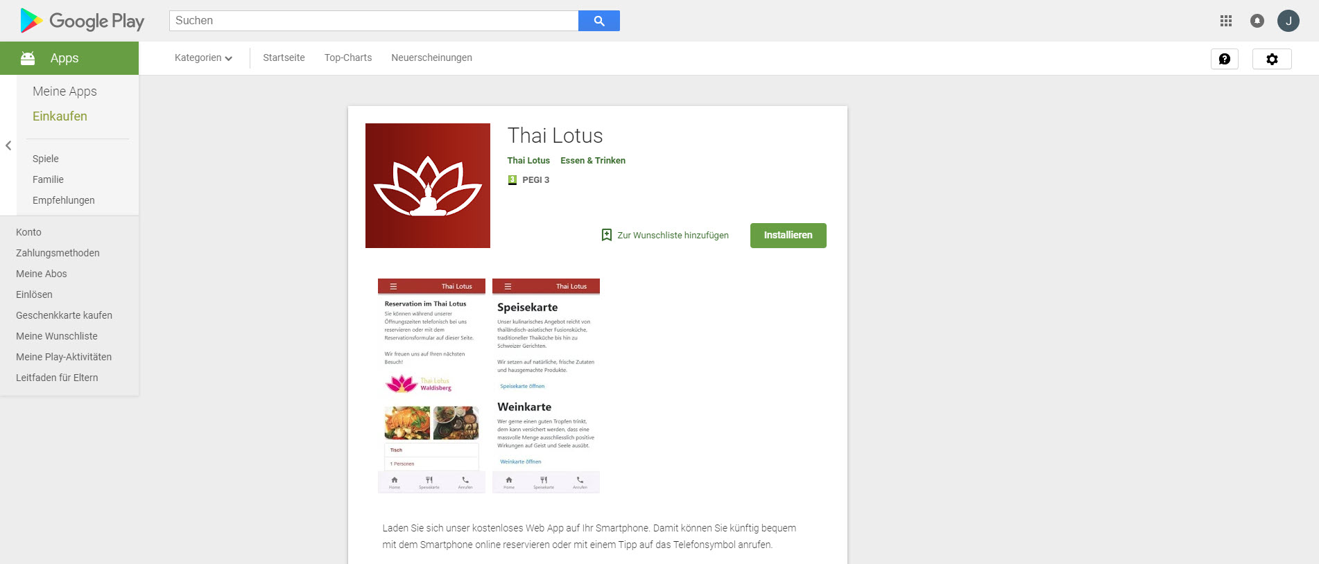 App Google Play Store